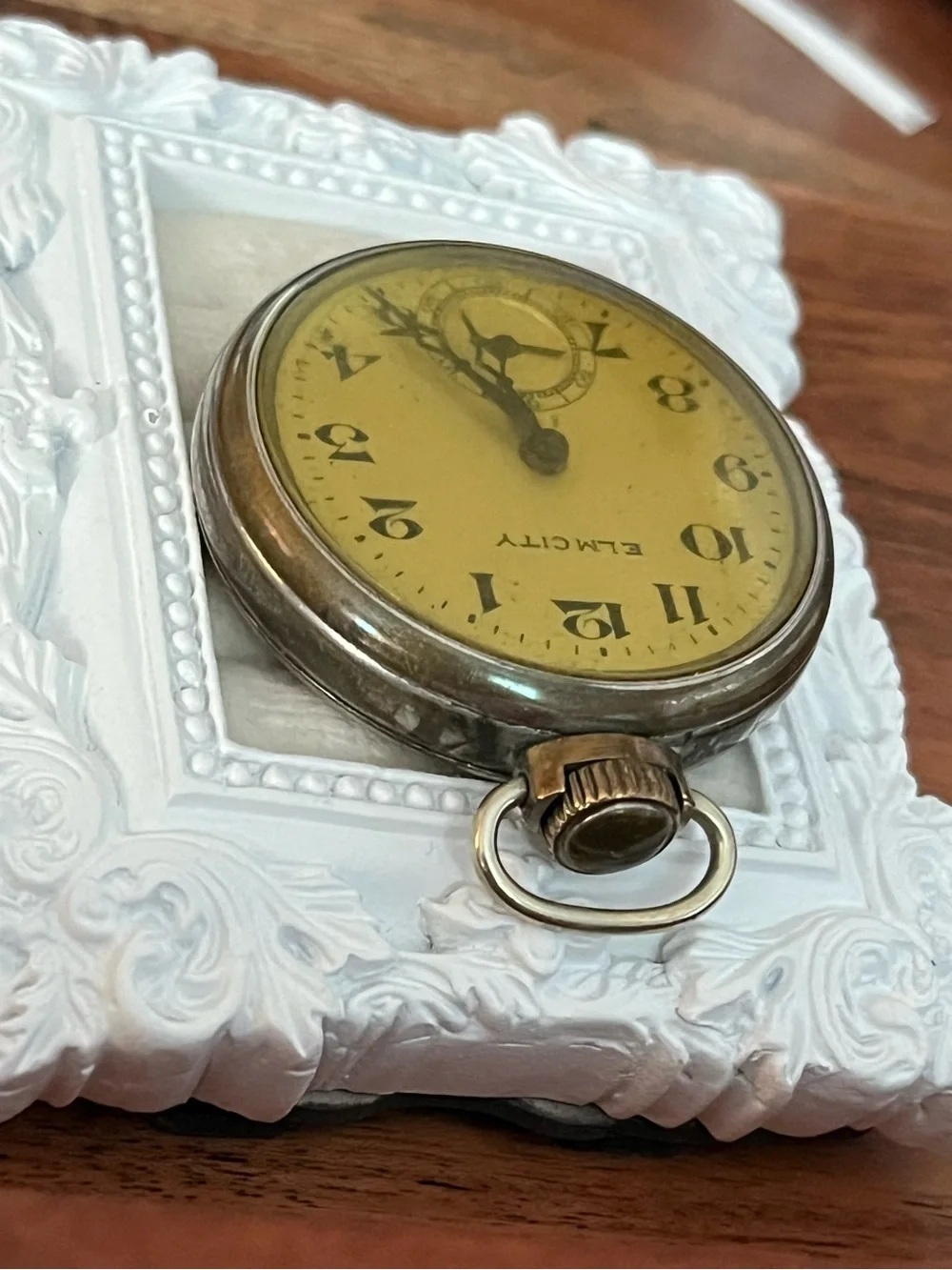 Antique Elm City New Haven Pocket Watch American Runs